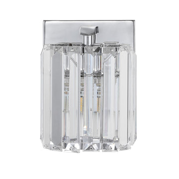 Coco Prism Vintage Metal/Glass Classic Glam LED Vanity Light - JONATHAN Y